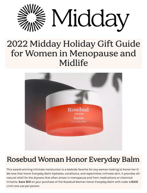 Honor Everyday Balm by Rosebud Woman for Lubrication 