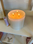Plain Perfection (Three Wick Unscented White Vegan Candles)