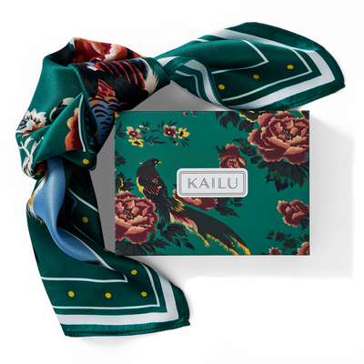 Handcrafted Silk Scarf - $80