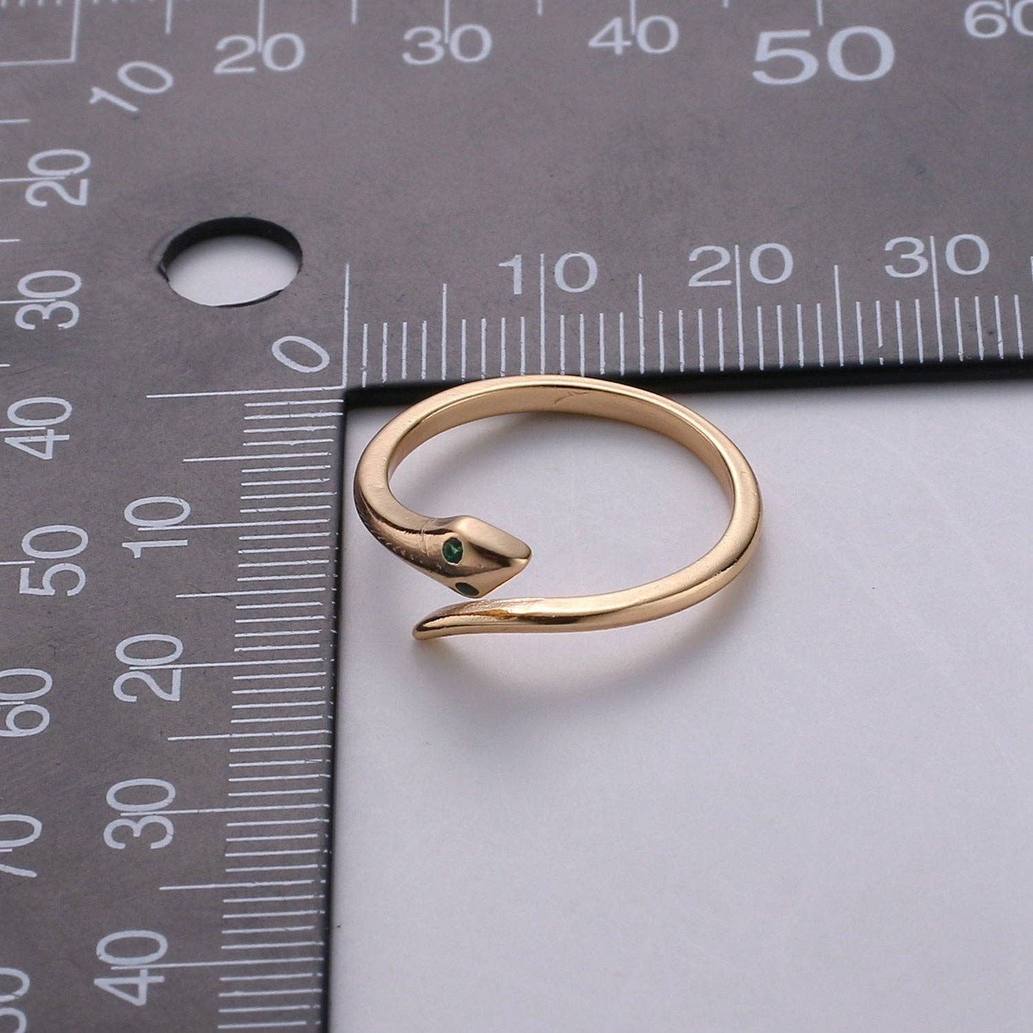 Snake Ring - Serpent Ring - Stackable Gold Ring - Minimalist Gold Ring - Thin Ring - Dainty Ring - Tiny Ring -Small Gold Ring -Delicate Ring
