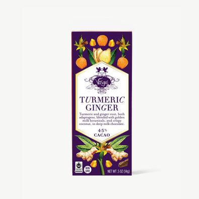Vosges Mini Milk Chocolate Bar w/ Turmeric & Ginger