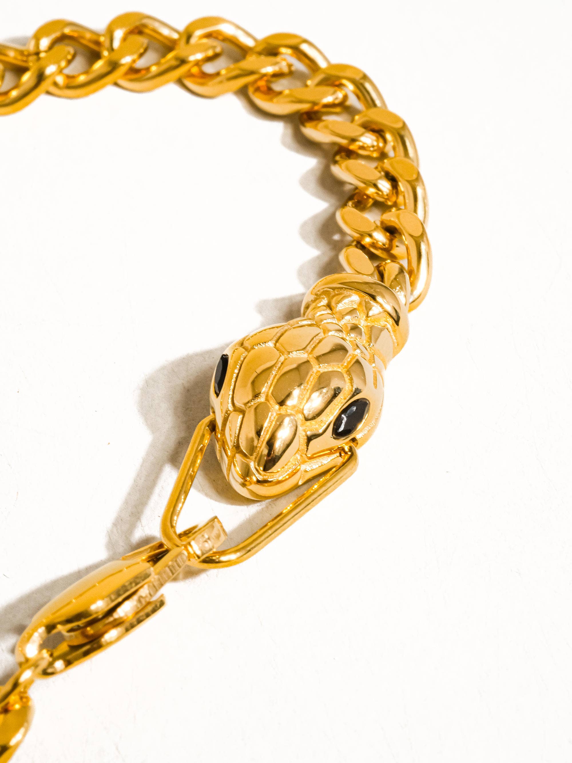 Habu 18K Gold Non-Tarnish Serpent Bracelet
