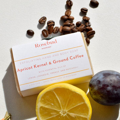 Exfoliating Apricot Kernel and Coffee Soap *Limited Edition*: FAREWELL SALE!