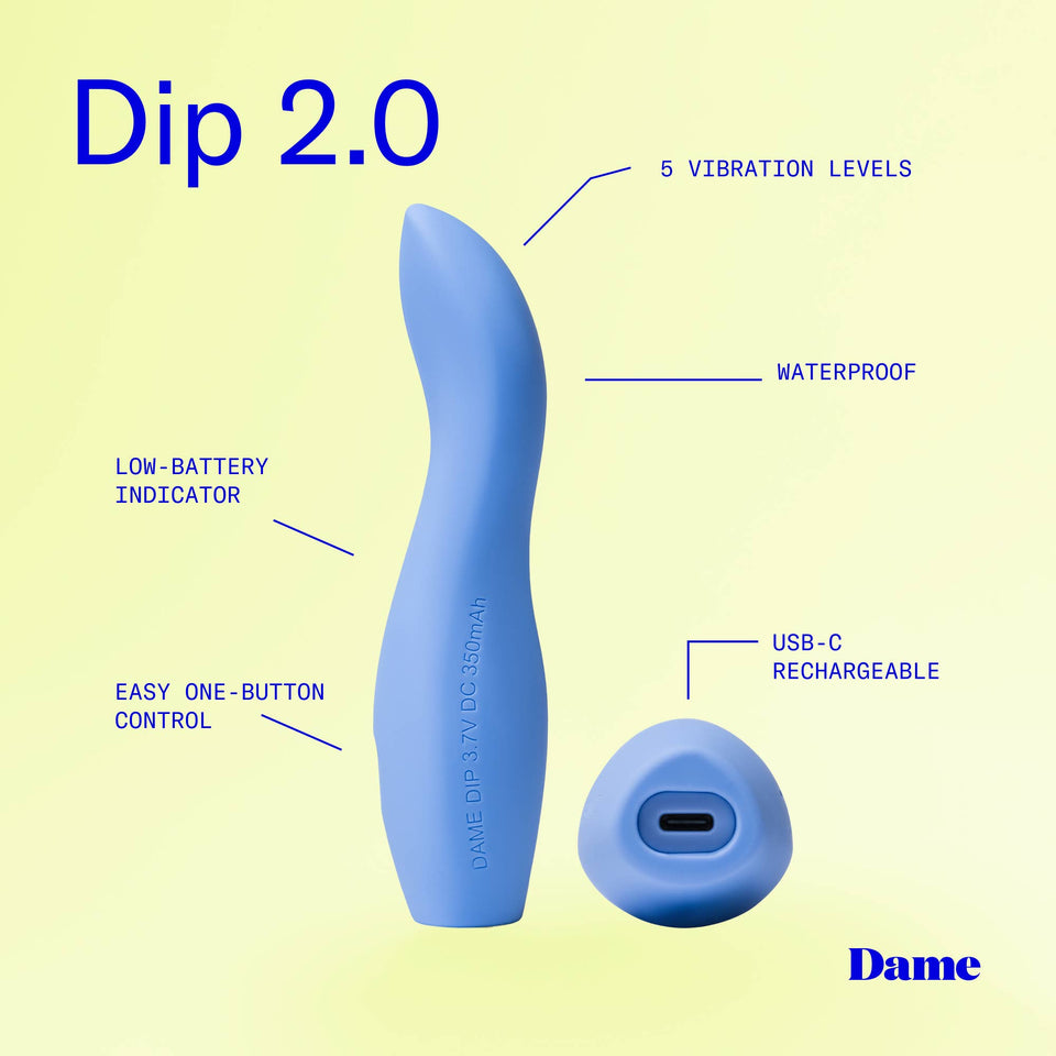 Dip: Versatile Classic Vibrator - Perwinkle