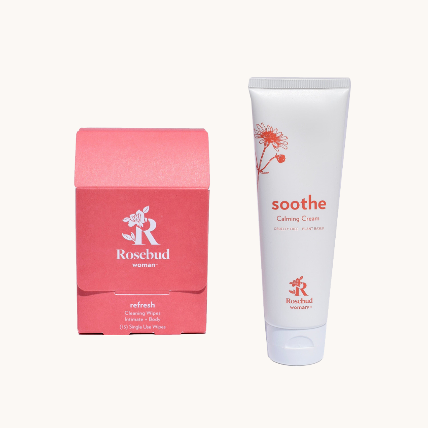 Soothe Calming Cream & Refresh Cleansing Wipes Bundle