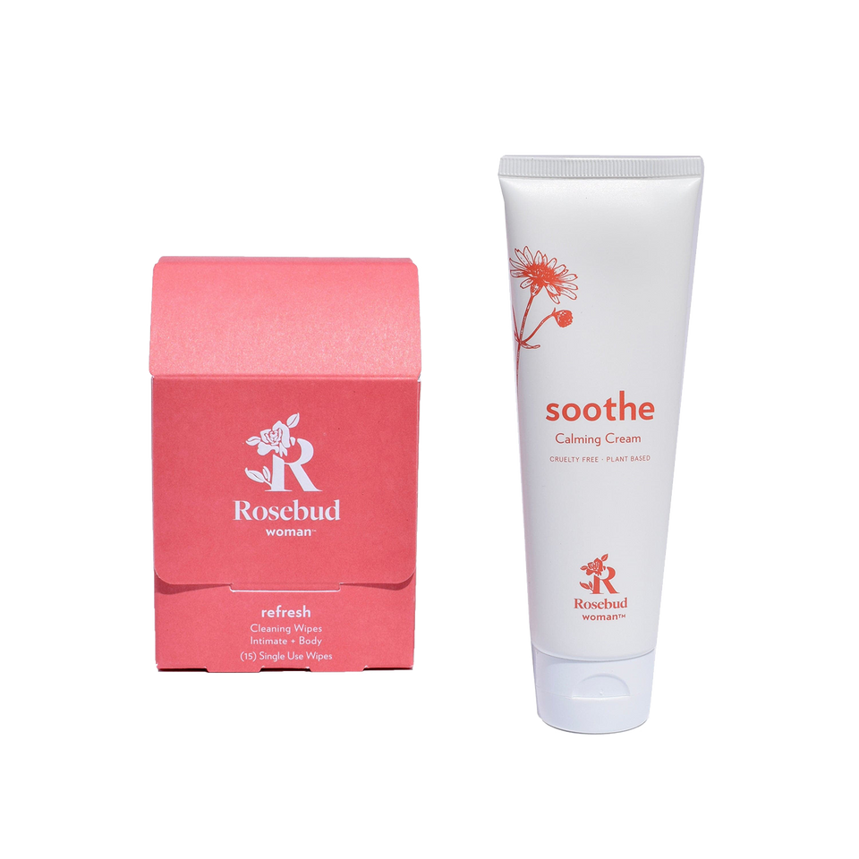 Soothe Calming Cream & Refresh Cleansing Wipes Bundle