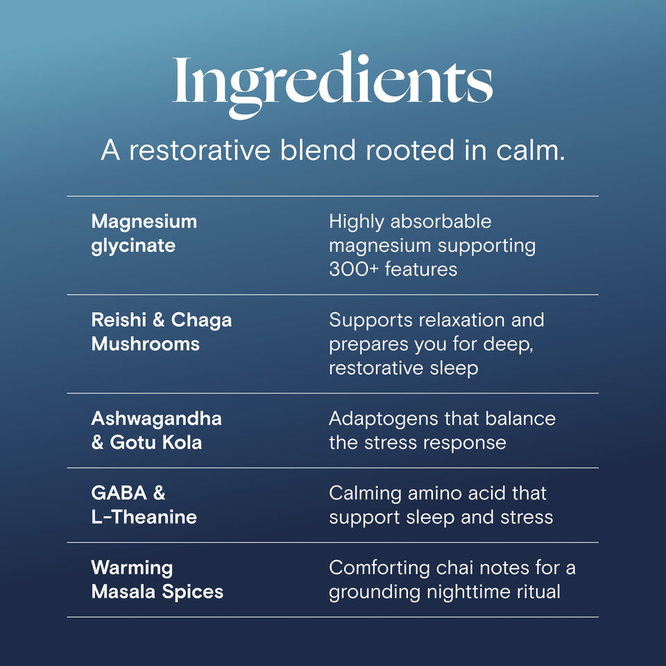 Shuteye Chai - Magnesium Mushroom Latte