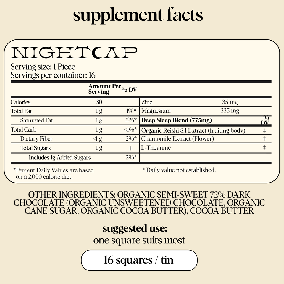 Nightcap Functional Mushroom Chocolates