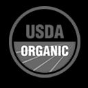 USDA organic logo for rosebud woman
