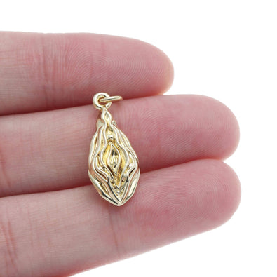 Gold/Silver Vagina Charm for Jewelry Making  CPG-CPS1592