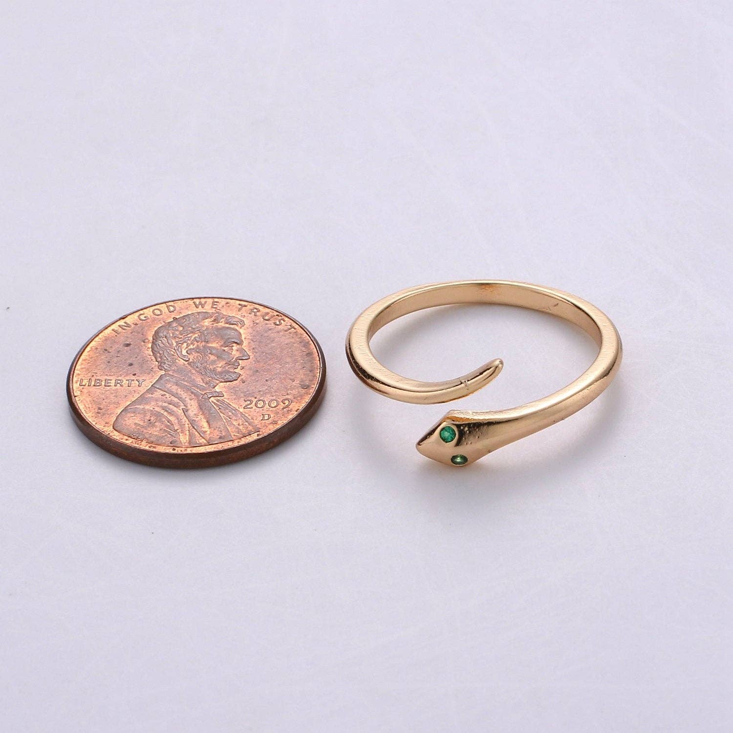Snake Ring - Serpent Ring - Stackable Gold Ring - Minimalist Gold Ring - Thin Ring - Dainty Ring - Tiny Ring -Small Gold Ring -Delicate Ring