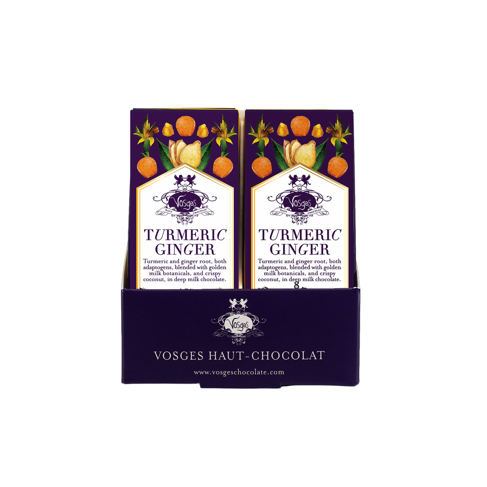 Vosges Mini Milk Chocolate Bar w/ Turmeric & Ginger