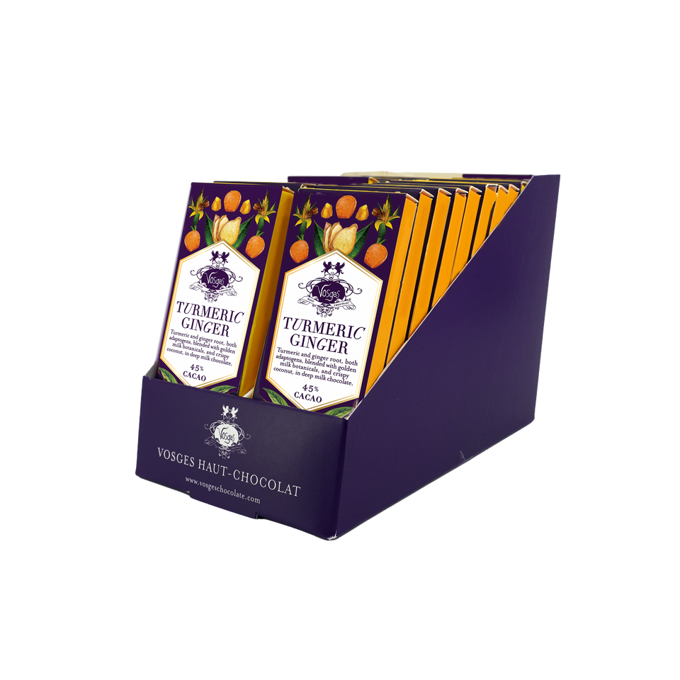 Vosges Mini Milk Chocolate Bar w/ Turmeric & Ginger