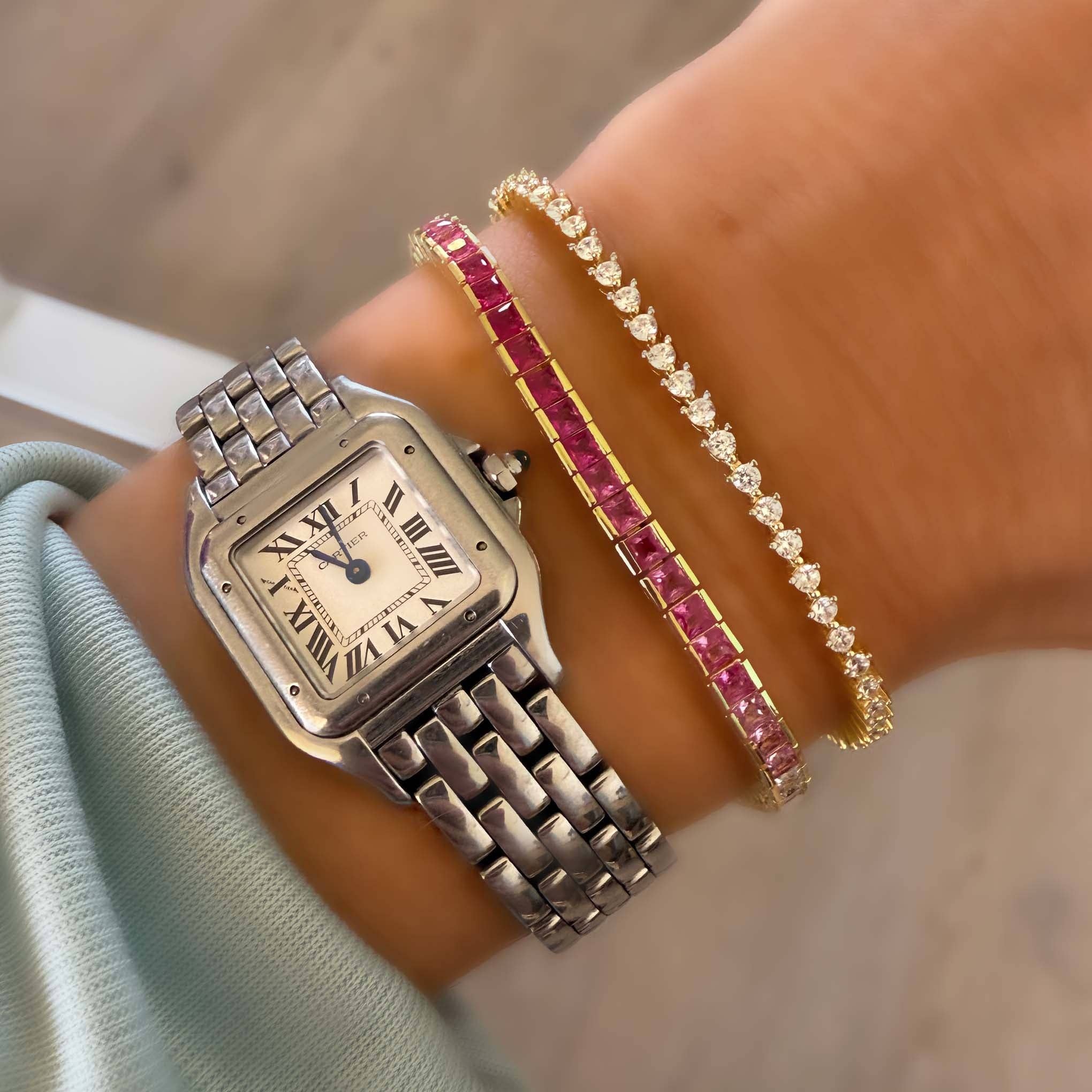 Diamond Dazzle Tennis Bracelet