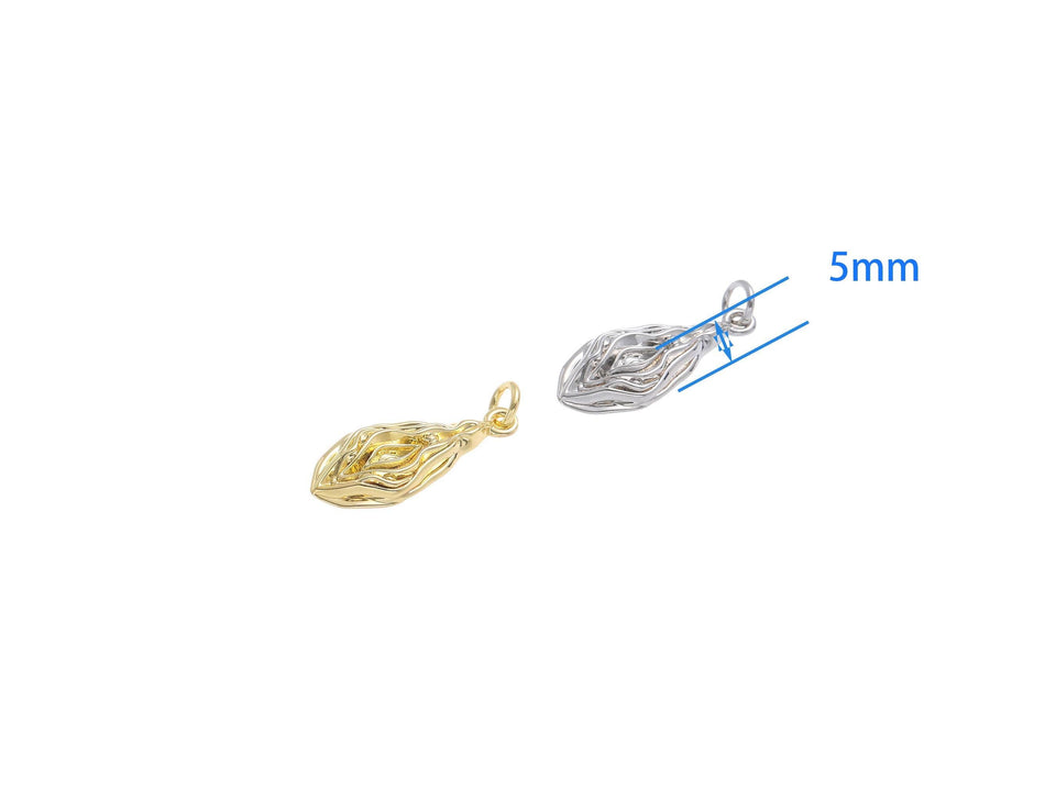 Gold/Silver Vagina Charm for Jewelry Making  CPG-CPS1592