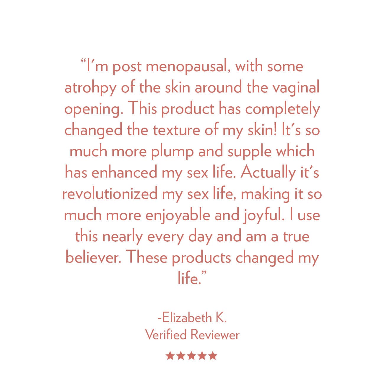 Rosebud Woman Honor Everyday Balm Product Testimonial Quote